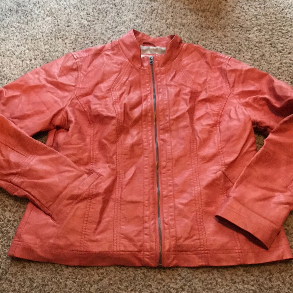 Faux Leather Jacket
